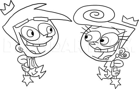 cosmo and wanda characters|cosmo and wanda outline.
